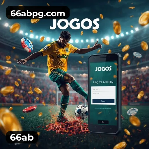 66ab App bonus area with promotional offers and PIX support